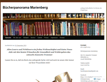 Tablet Screenshot of buecherpanorama-marienberg.com